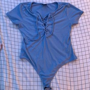 Laced up bodysuit